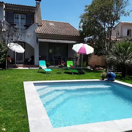 别墅 Jolie Maison Piscine Privee *
